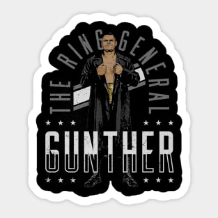 Gunther The Ring General Sticker